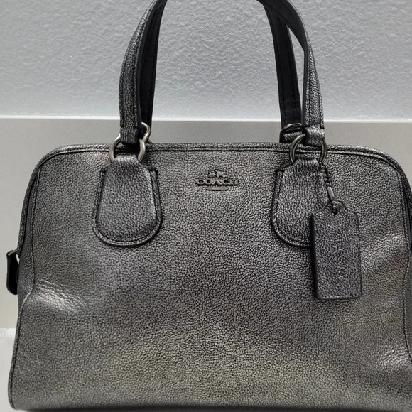 Coach Nolita Gunmetal Dark Grey Bag - Picture 4 of 16